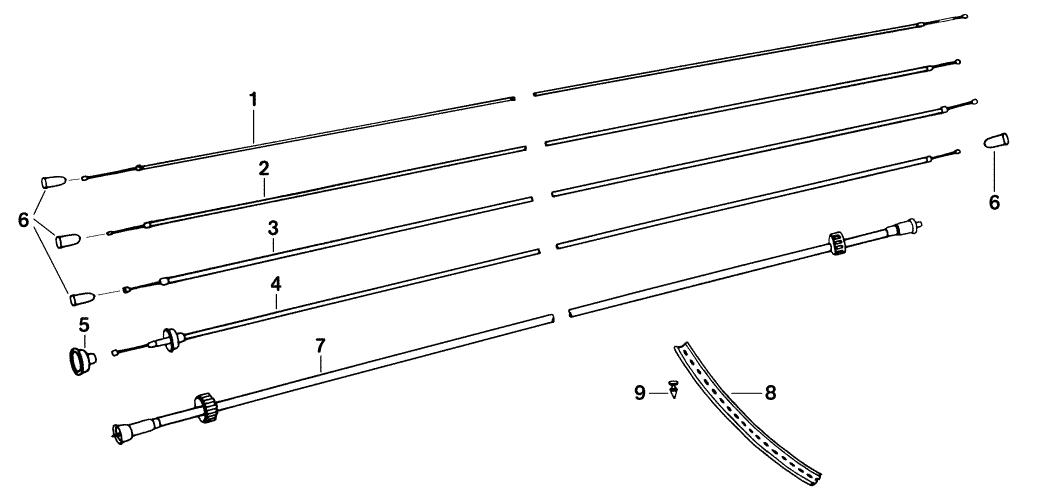 Seilzge Bowdenzge biegsame Wellen MZ ETZ 125/150