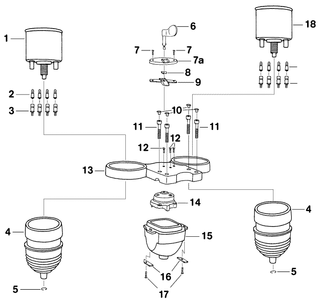 Ersatzteilkatalog elektrische Ausrstung Instrumente Tacho Drehzahlmesser Zndschloss MZ ETZ 125/150