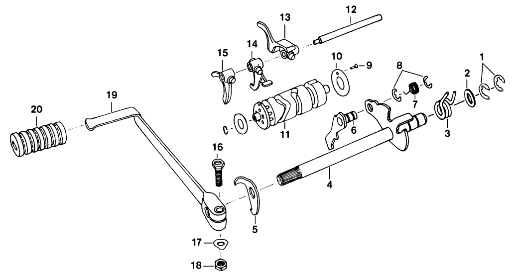 Ersatzteilkatalog Motor Fuschaltung Schaltung MZ ETZ 125/150