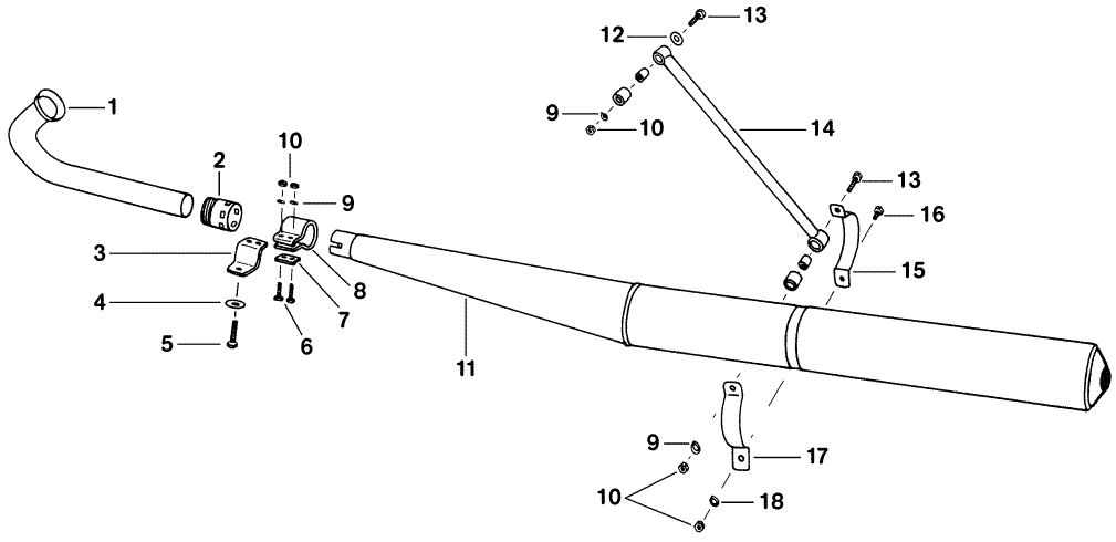 Ersatzteilkatalog Auspuff und Krmmer MZ ETZ 250