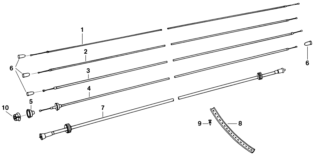 Seilzge Bowdenzge biegsame Wellen MZ ETZ 250